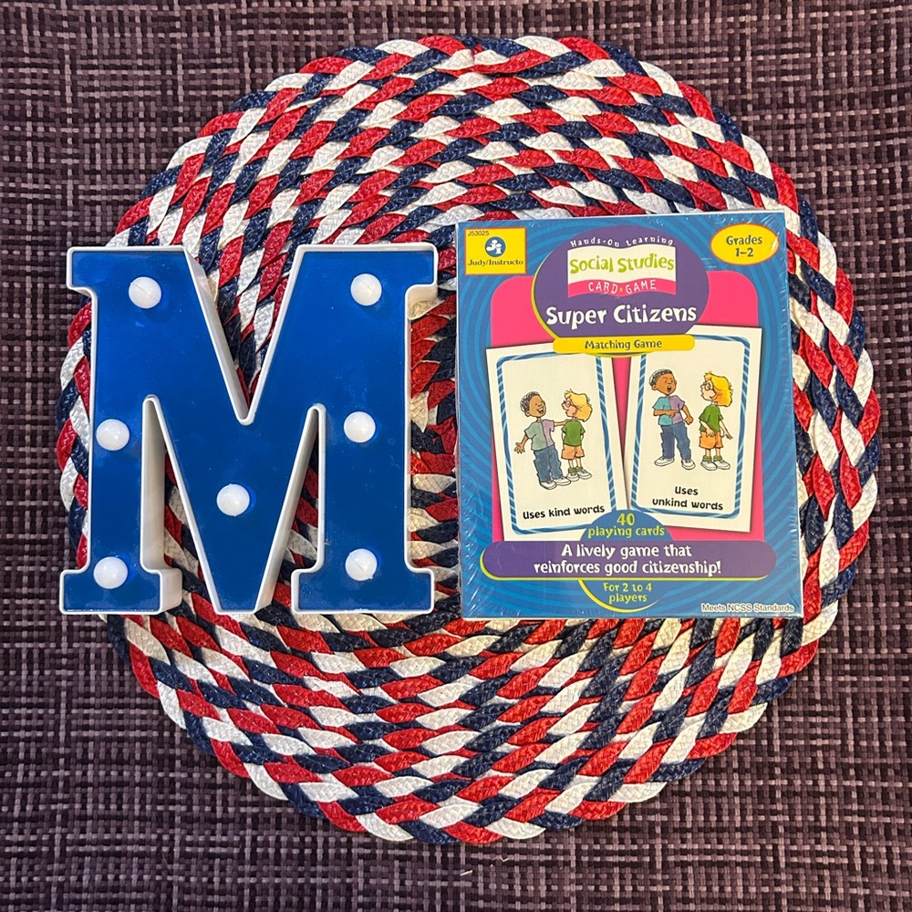 SUPER CITIZENS Matching Card Game Grades 1-2 Social Studies 2001 New; Still